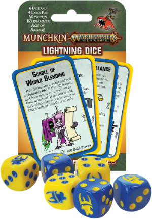 Munchkin Warhammer Age of Sigmar Lightning Dice